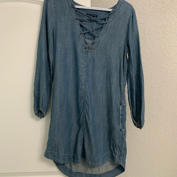 American Eagle denim XS dress NWOT - Picture 5 of 10
